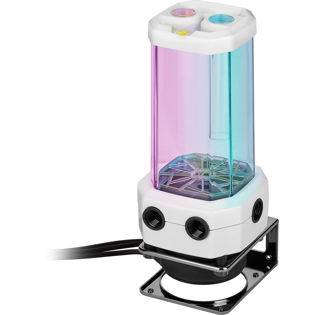 Hydro X Series XD5 RGB Pump/Reservoir Combo — White Hydro X Series XD5 RGB Pump/Reservoir Combo — White