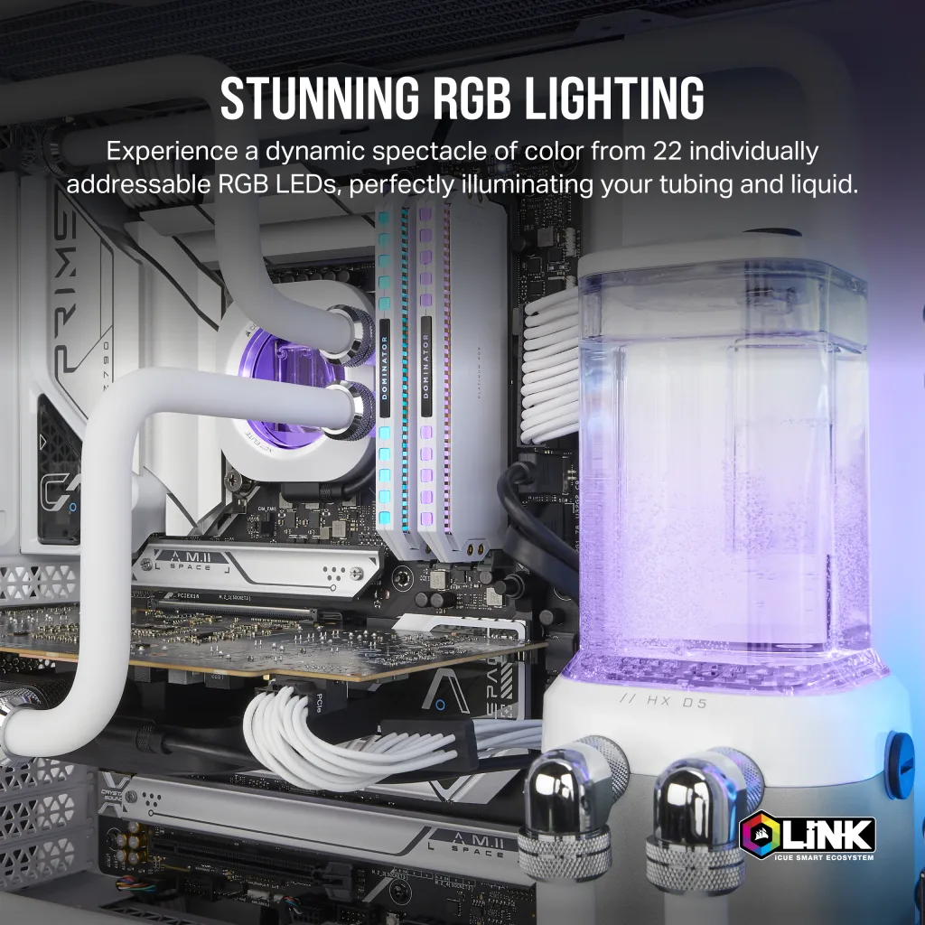 ファッション 通販 RGB XD5 LINK iCUE ELITE ホワイト - ポンプ/リザーバーコンボ その他