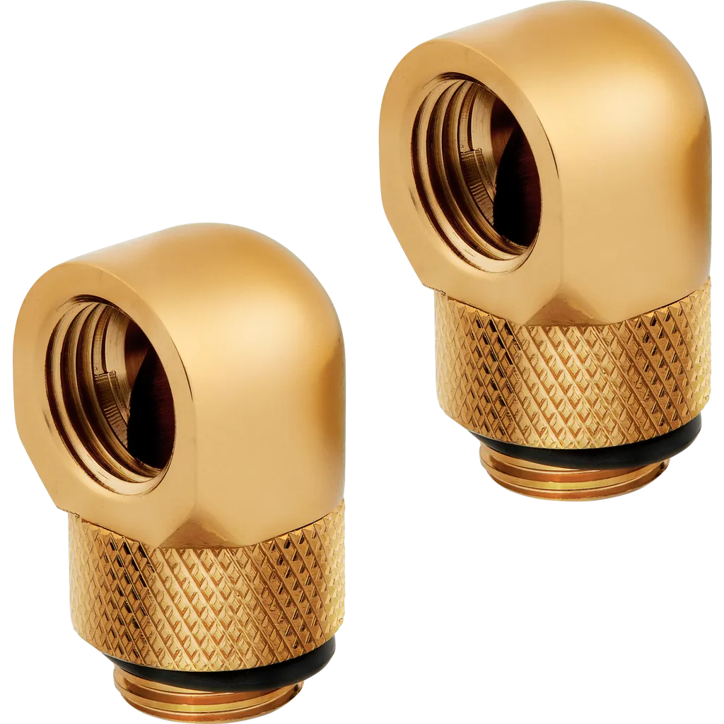 Hydro X Series 90° Rotary Adapter Twin Pack — Chrome