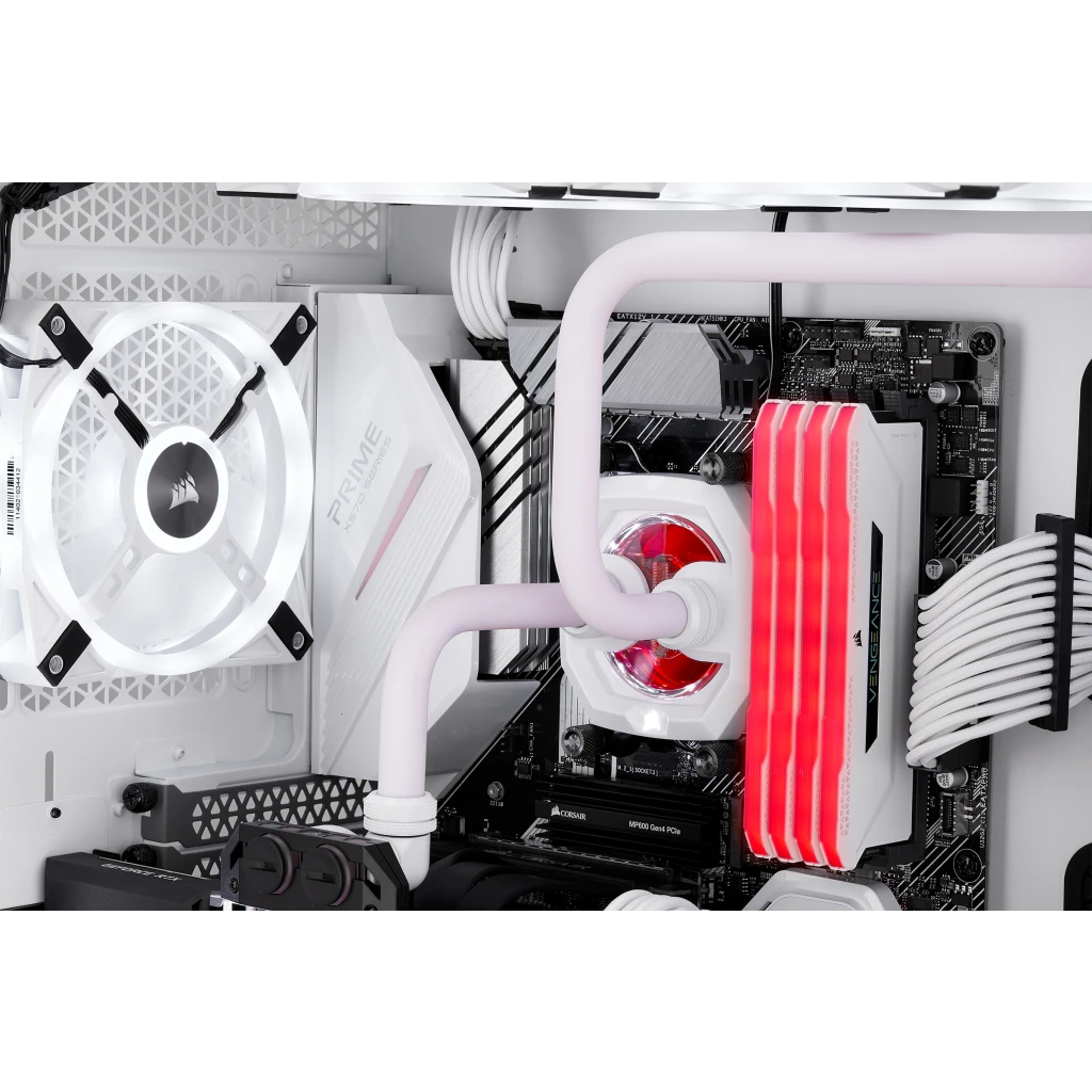 Hydro X Series XT Hardline 12mm Tubing — Satin White