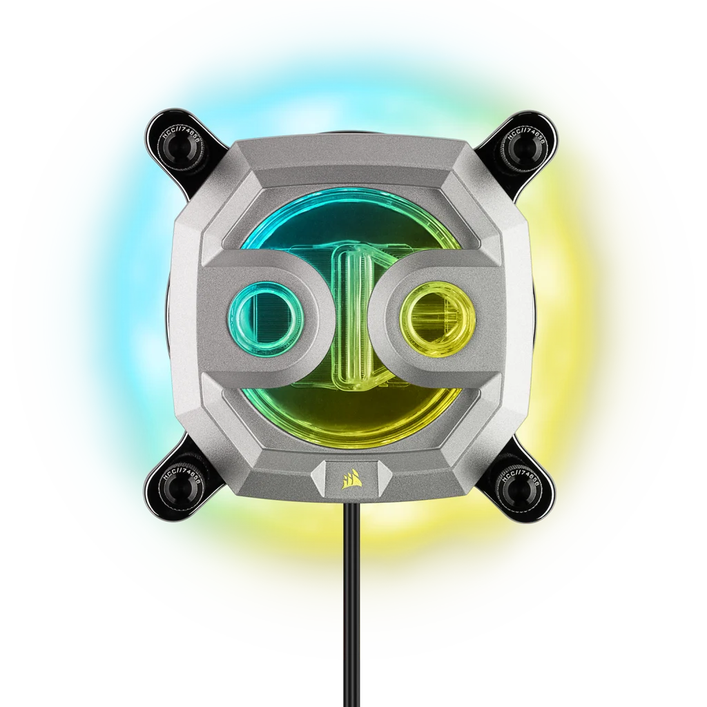 Hydro X Series XC9 RGB CPU Water Block (2066/sTRX4) — Silver