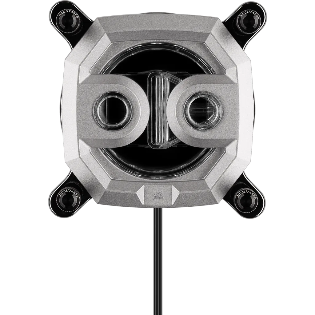 Hydro X Series XC9 RGB CPU Water Block (2066/sTRX4) — Silver