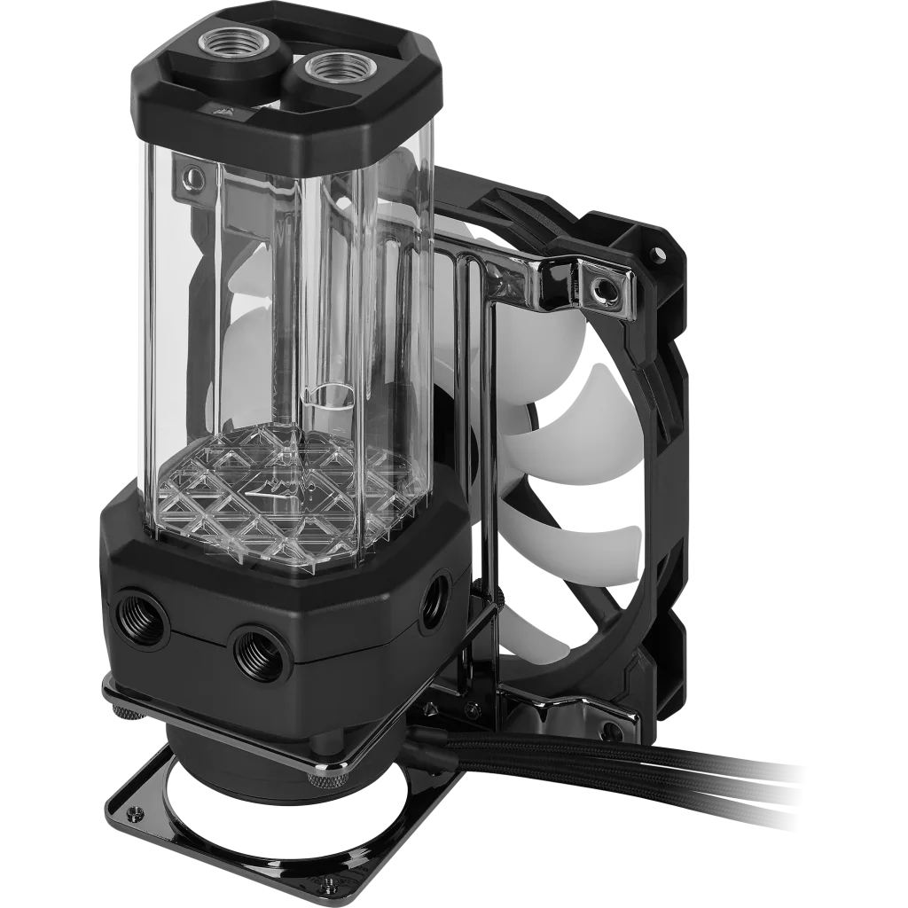 商品画像：Hydro X Series XD5 RGB Pump/Reservoir Combo — Black 2