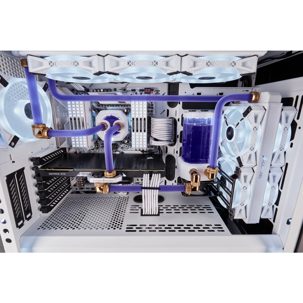 Purple water cooling liquid shop