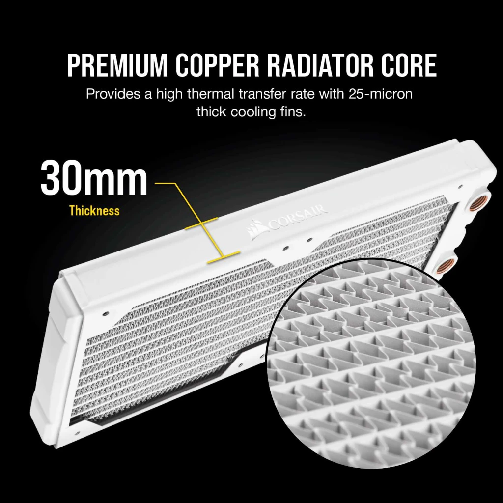 水冷ラジエーター CORSAIR HydroX Series XR5 240 Hydro X Series XR5 240mm Water Cooling Radiator