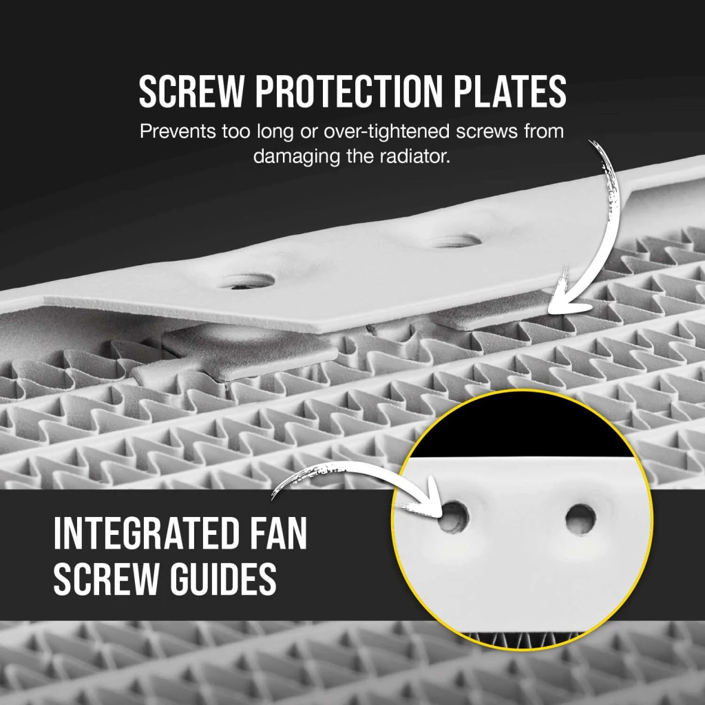 Hydro X Series XR5 240mm Water Cooling Radiator — White
