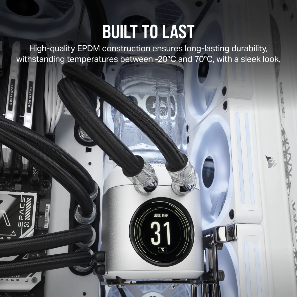 Hydro X Series XT ソフトラインメッシュチューブ、ブラック