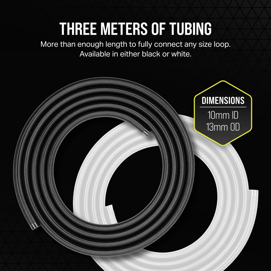 Hydro X Series XT Softline Mesh Tubing, White