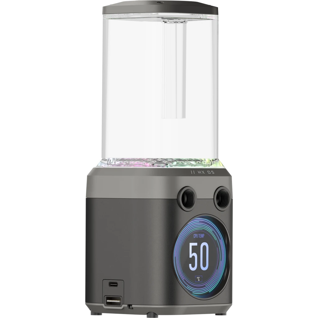 iCUE LINK XD5 RGB ELITE LCD Pump/Reservoir Combo, Stealth Gray