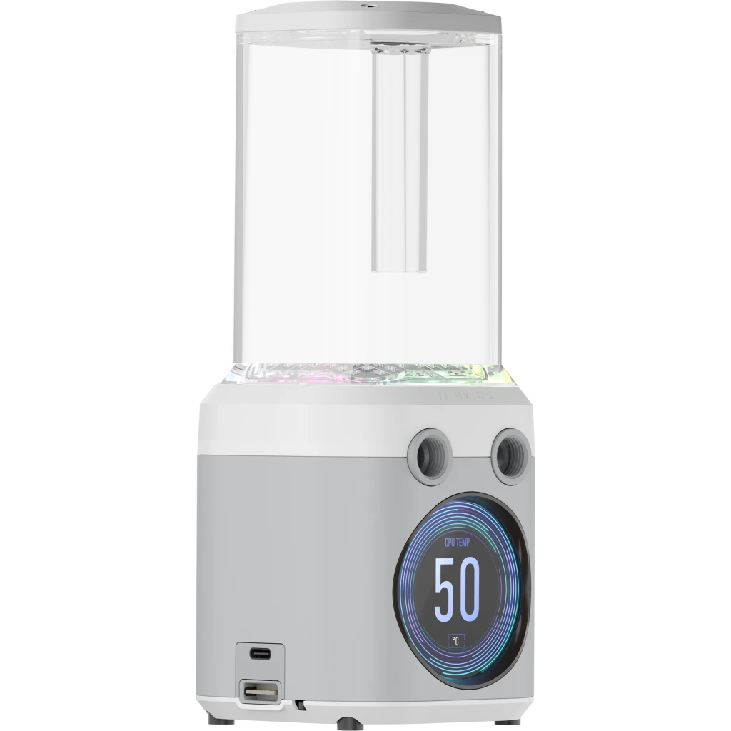 iCUE LINK XD5 RGB ELITE LCD Pump/Reservoir Combo, White