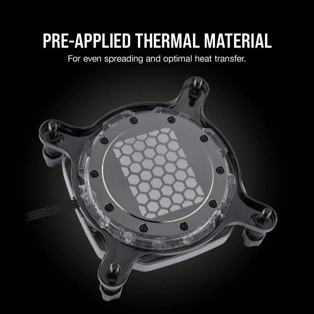 その他 CORSAIR HYDRO SERIES Hydro X Series XC9 RGB CPU Water Block (2066/sTR4)