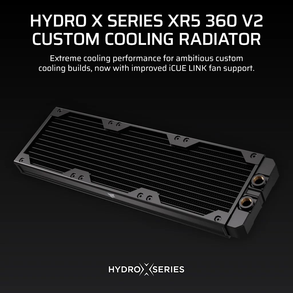 Hydro X Series XR5 360 V2 Custom Cooling Radiator