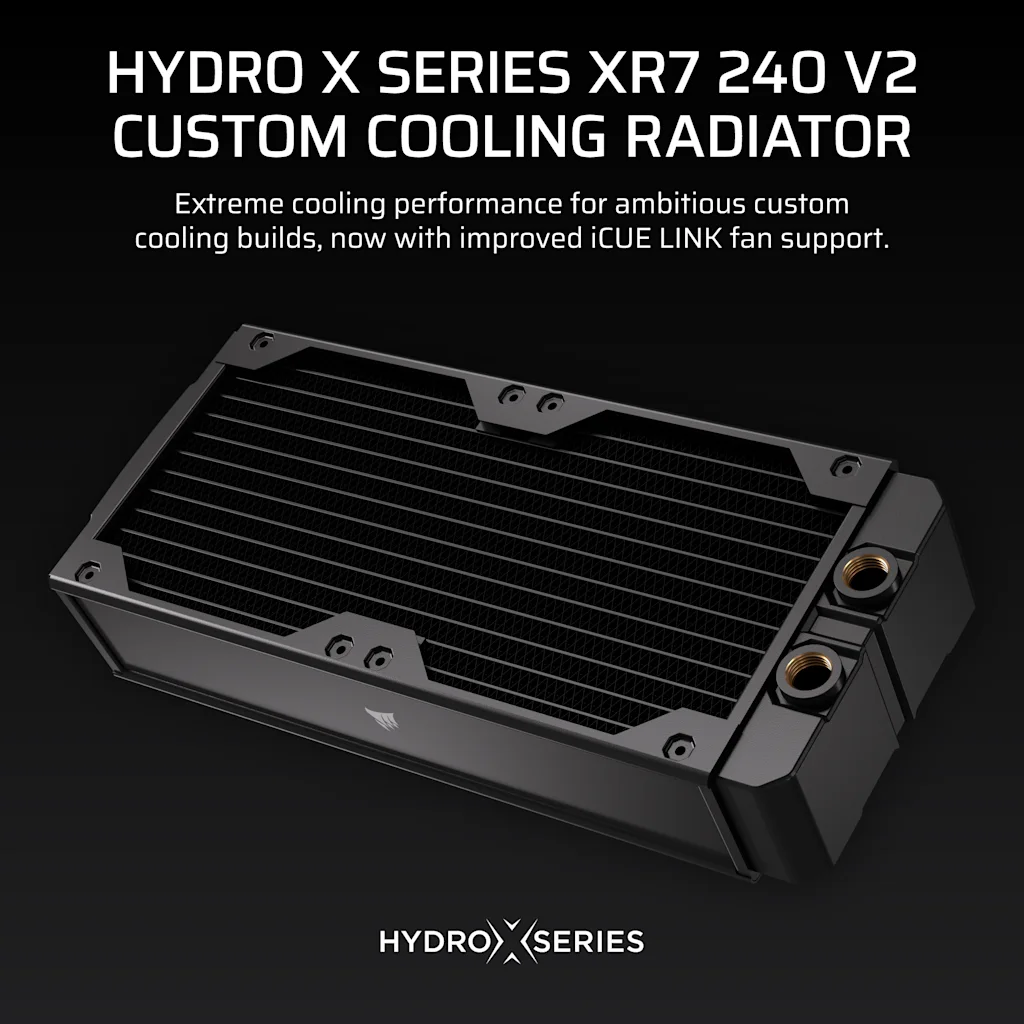 Hydro Xシリーズ XR7 240 V2カスタム冷却ラジエーター