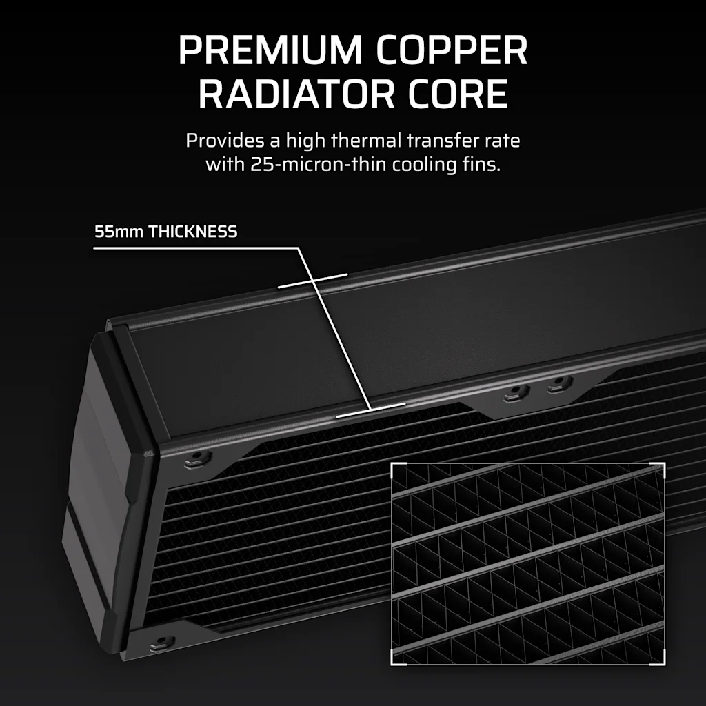 Hydro X Series XR7 480 V2 Custom Cooling Radiator