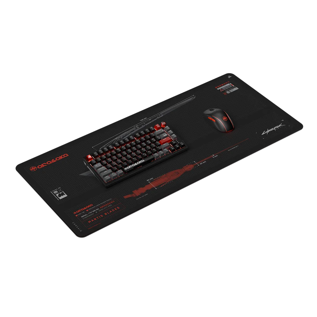 MM300 2XL アンチフレームクロス ゲーミングマウスパッド - サイバー