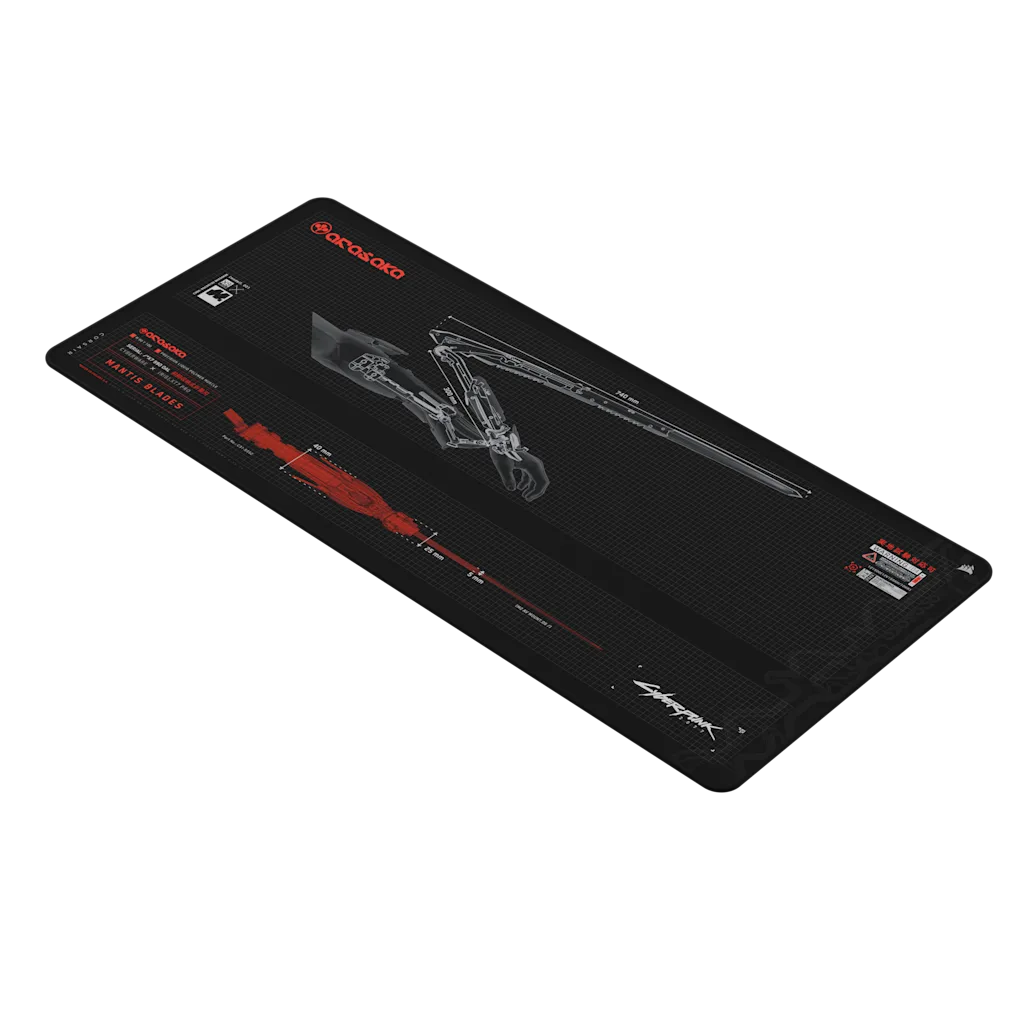 MM300 2XL アンチフレームクロス ゲーミングマウスパッド - サイバー