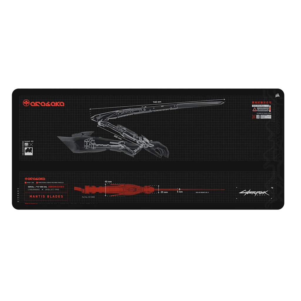 MM300 2XL Anti-Fray Cloth Gaming Mouse Pad – Cyberpunk 2077