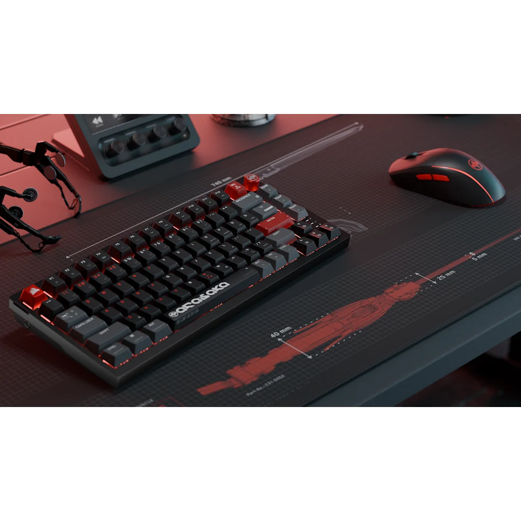 MM300 2XL アンチフレームクロス ゲーミングマウスパッド - サイバー