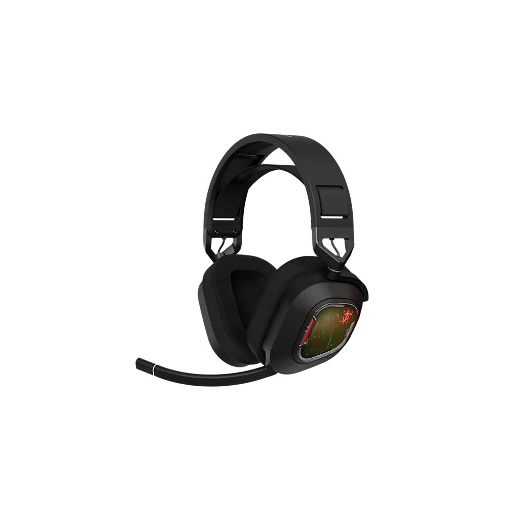 CORSAIR HS80 RGB WIRELESS ゲーミングヘッドセット HS80 RGB WIRELESS Premium Gaming Headset with Spatial Audio