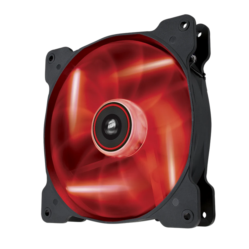 Air Series™ AF140 LED Red Quiet Edition High Airflow 140mm Fan