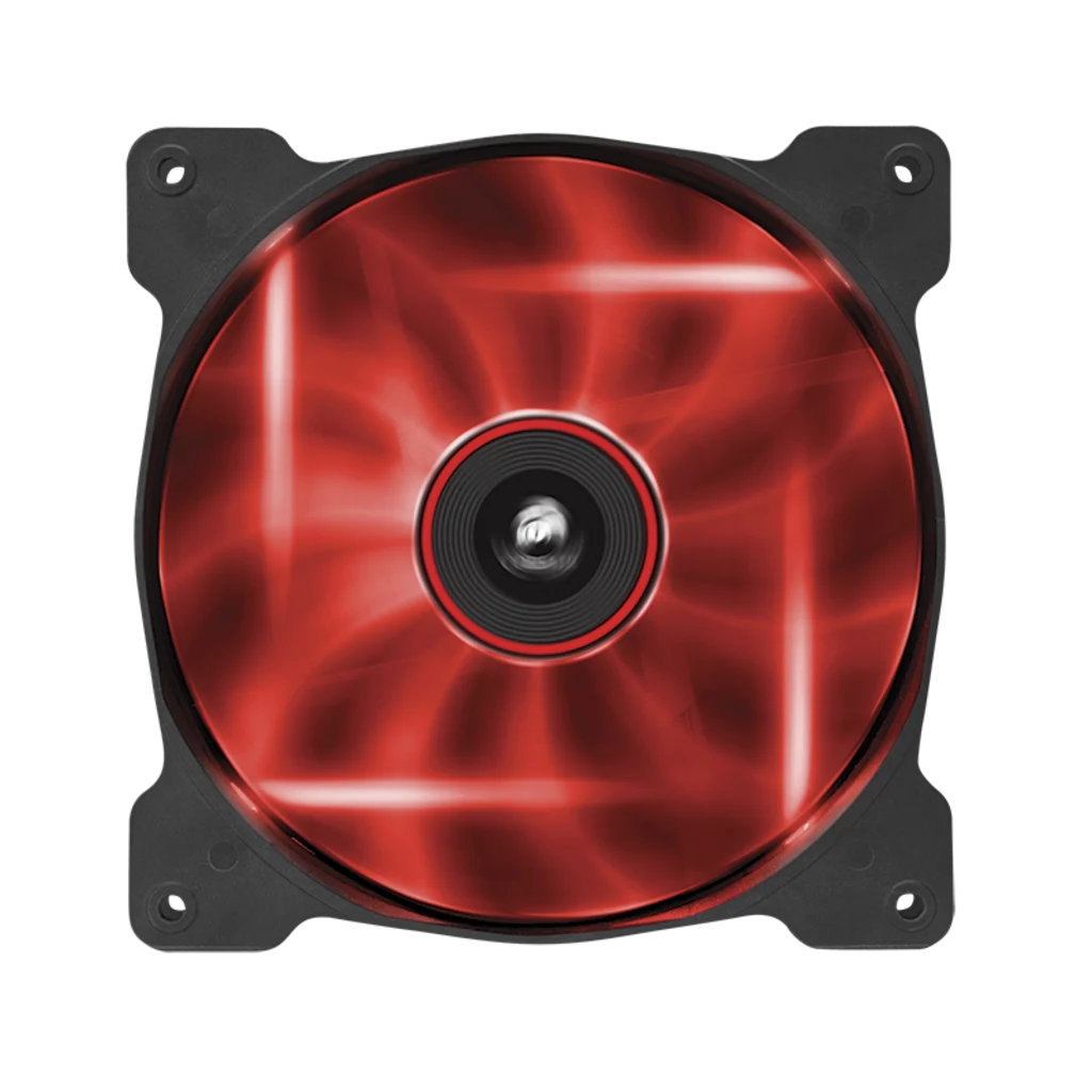 今季一番 Air Series™ AF140 LED Red Quiet Edition High Airflow 140mm Fan 冷却パーツ・ファン