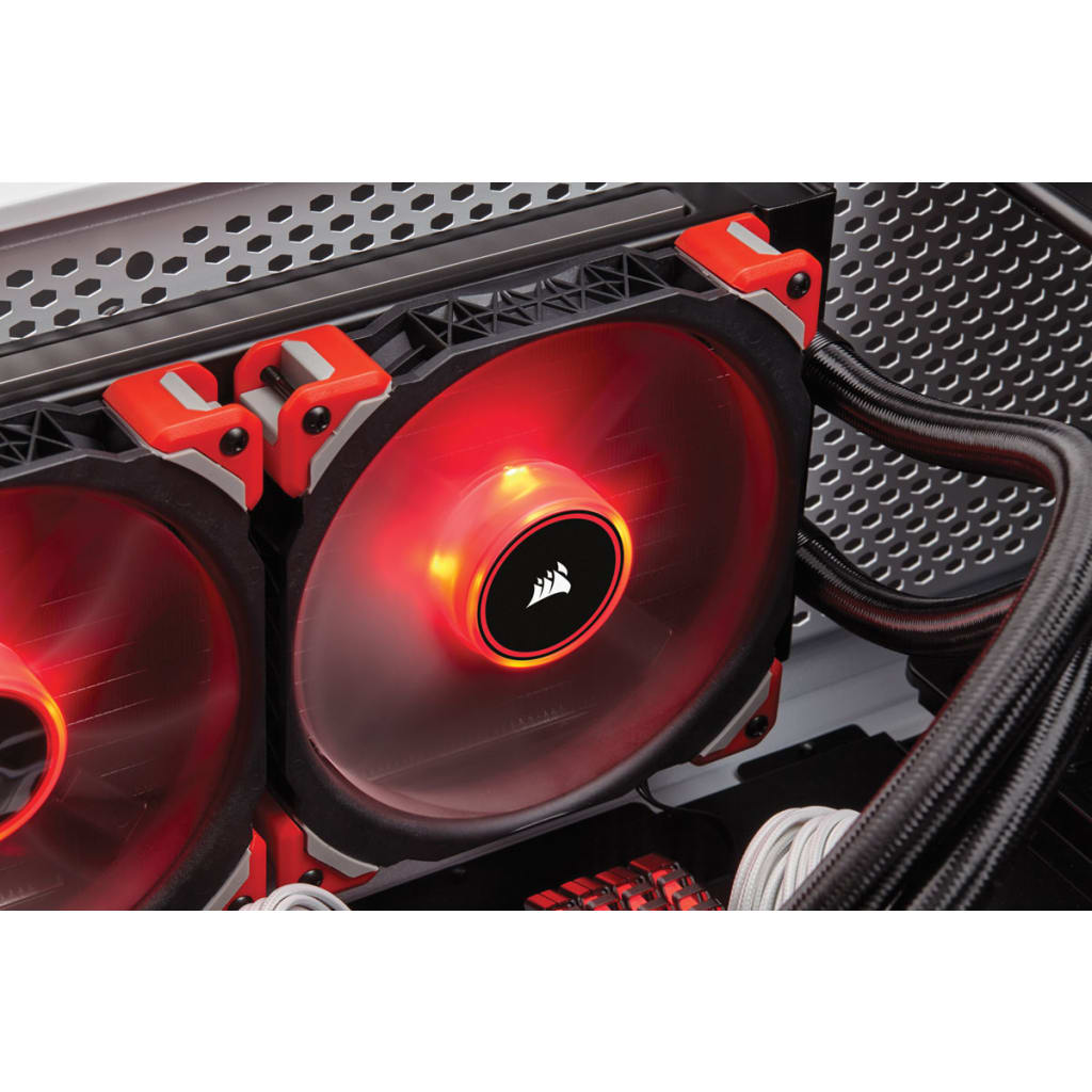 ML140 PRO LED Red 140mm PWM Premium Magnetic Levitation Fan