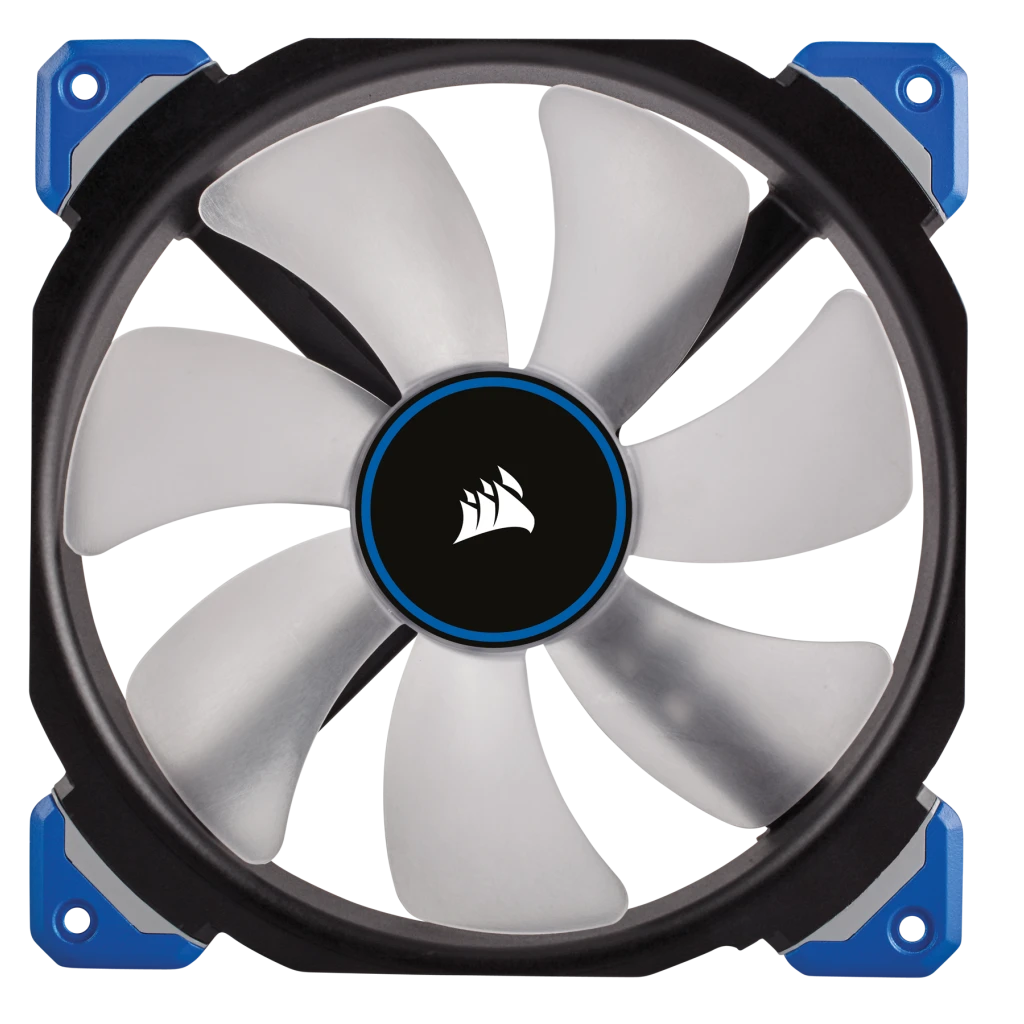 CORSAIR ML140 LED ELITE ブルー 2個セット ML140 LED ELITE Blue Premium 140mm PWM Magnetic Levitation Fan