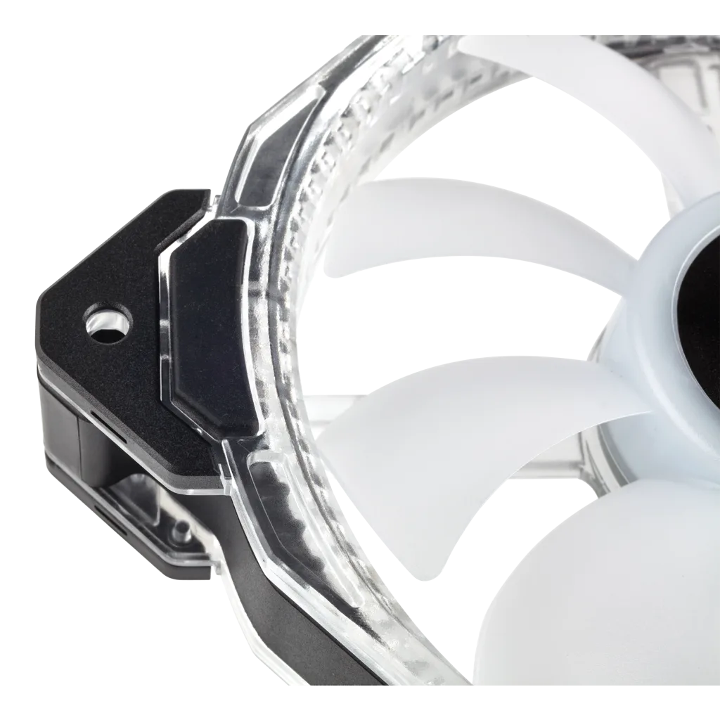 HD120 RGB LED High Performance 120mm PWM Fan — Three Pack