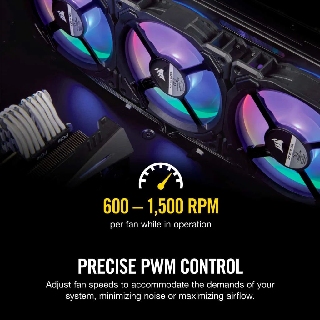 LL120 RGB 120mm Dual Light Loop RGB LED PWM Fan — Single Pack
