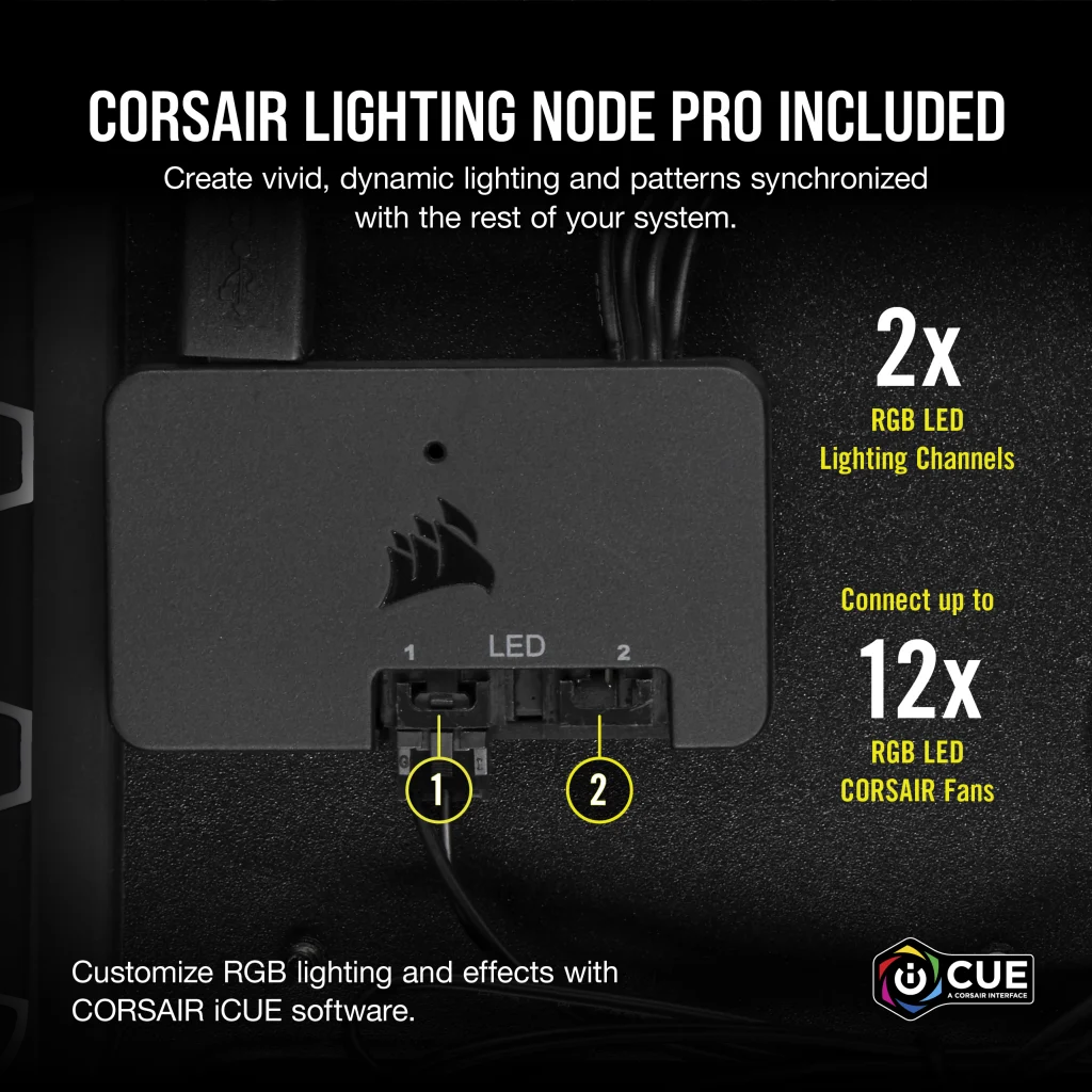 Corsair LL120 RGB Pack 3 Ventiladores 120mm con Lightning Node Pro Blanco