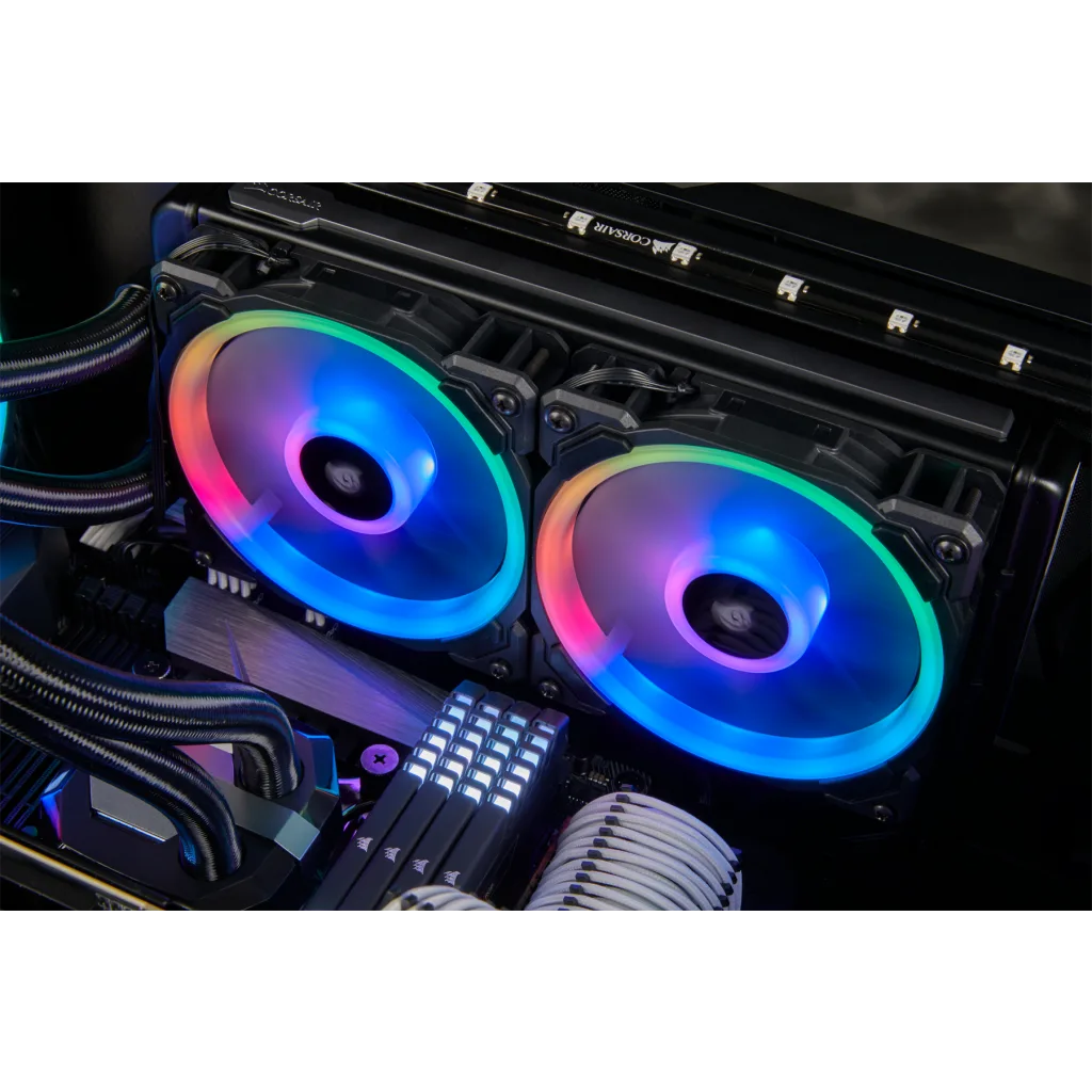 LL140 RGB 140mm Dual Light Loop RGB LED PWM Fan — Single Pack