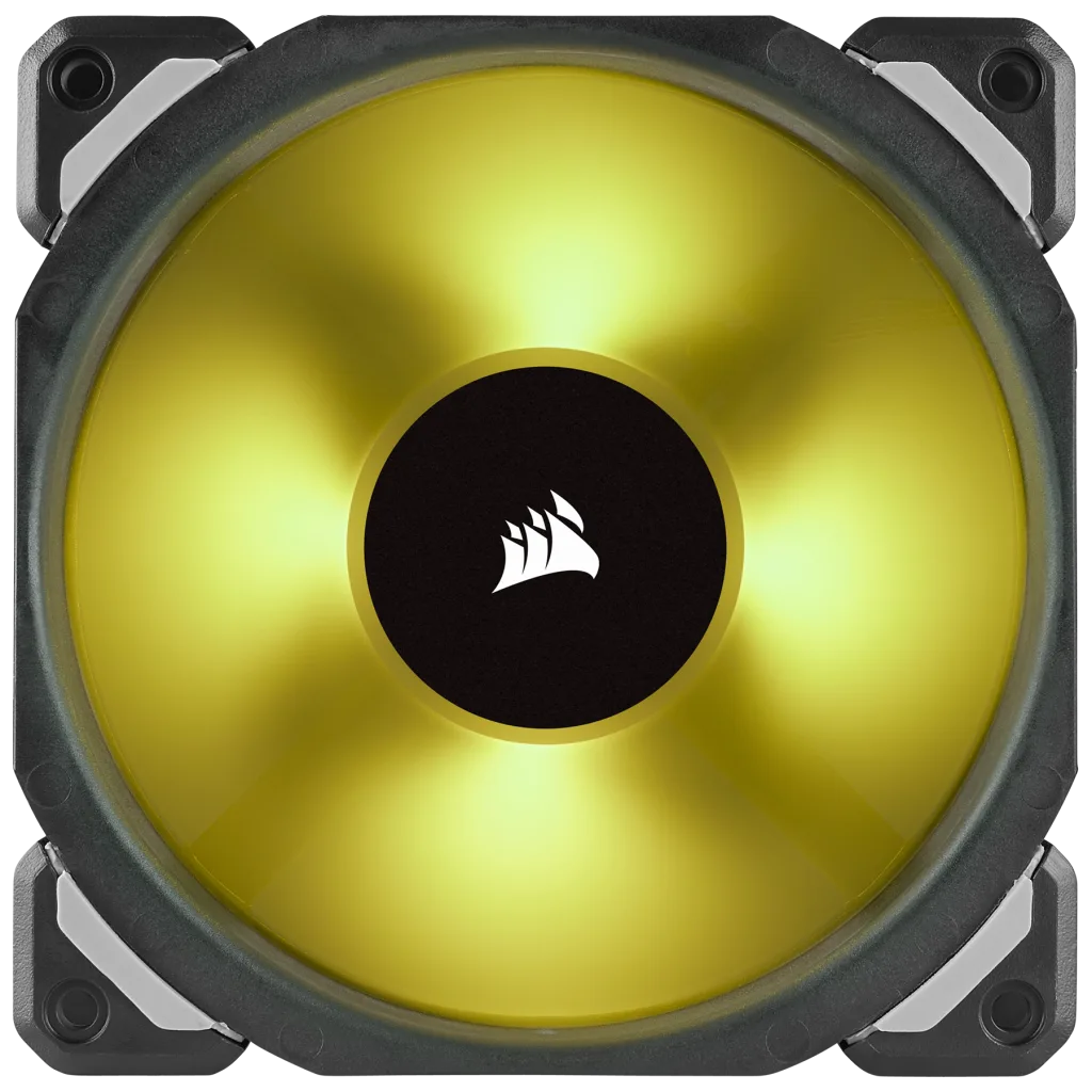 Corsair ML120 PRO RGB 3 Fan Pack with Lighting Node PRO PCケースファン [120mm径 RGB搭載] FN1146 CO-9050076-WW ML120 PRO RGB LED 120MM PWM Premium Magnetic Levitation Fan