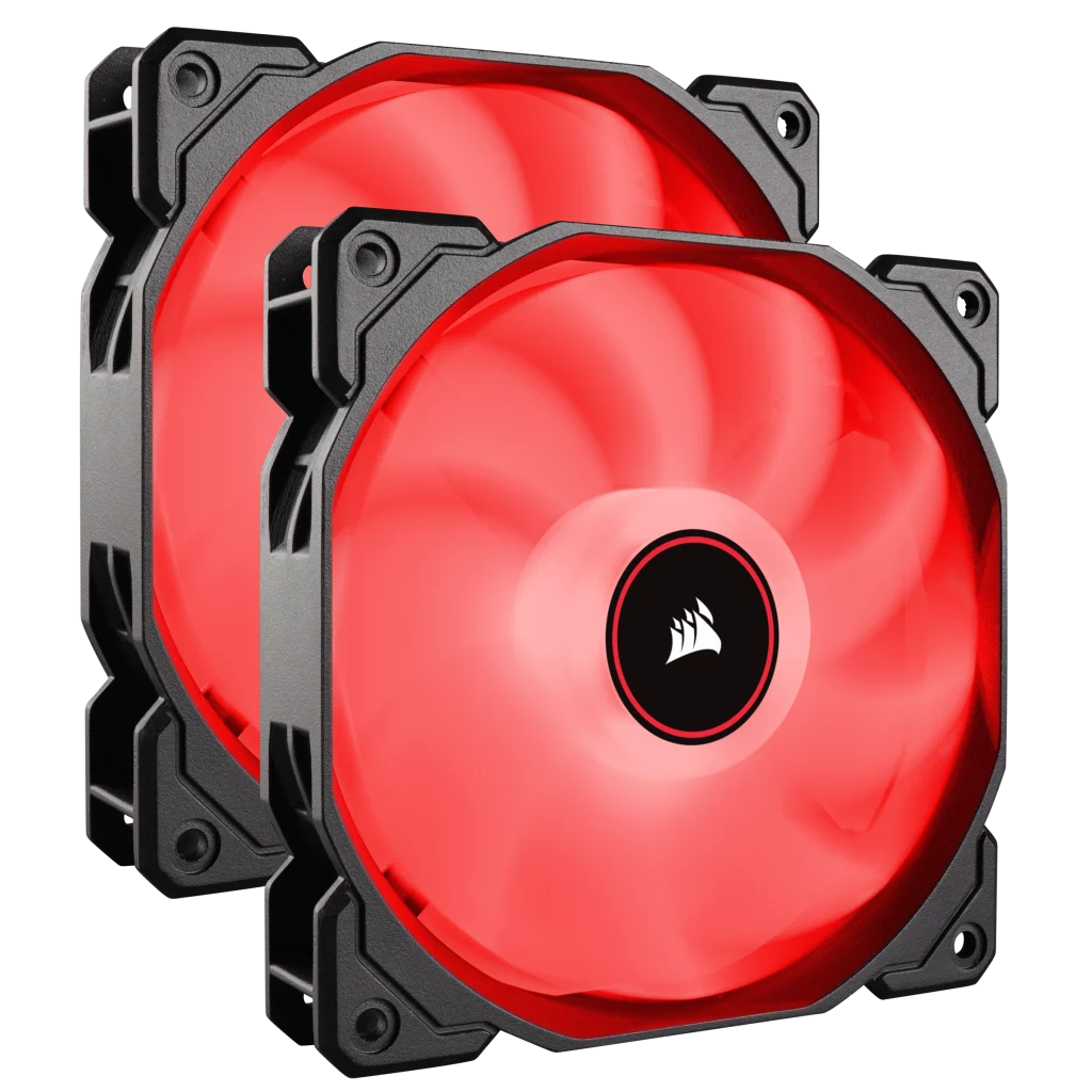 Air Series™ AF140 LED (2018) Red 140mm Fan Dual Pack