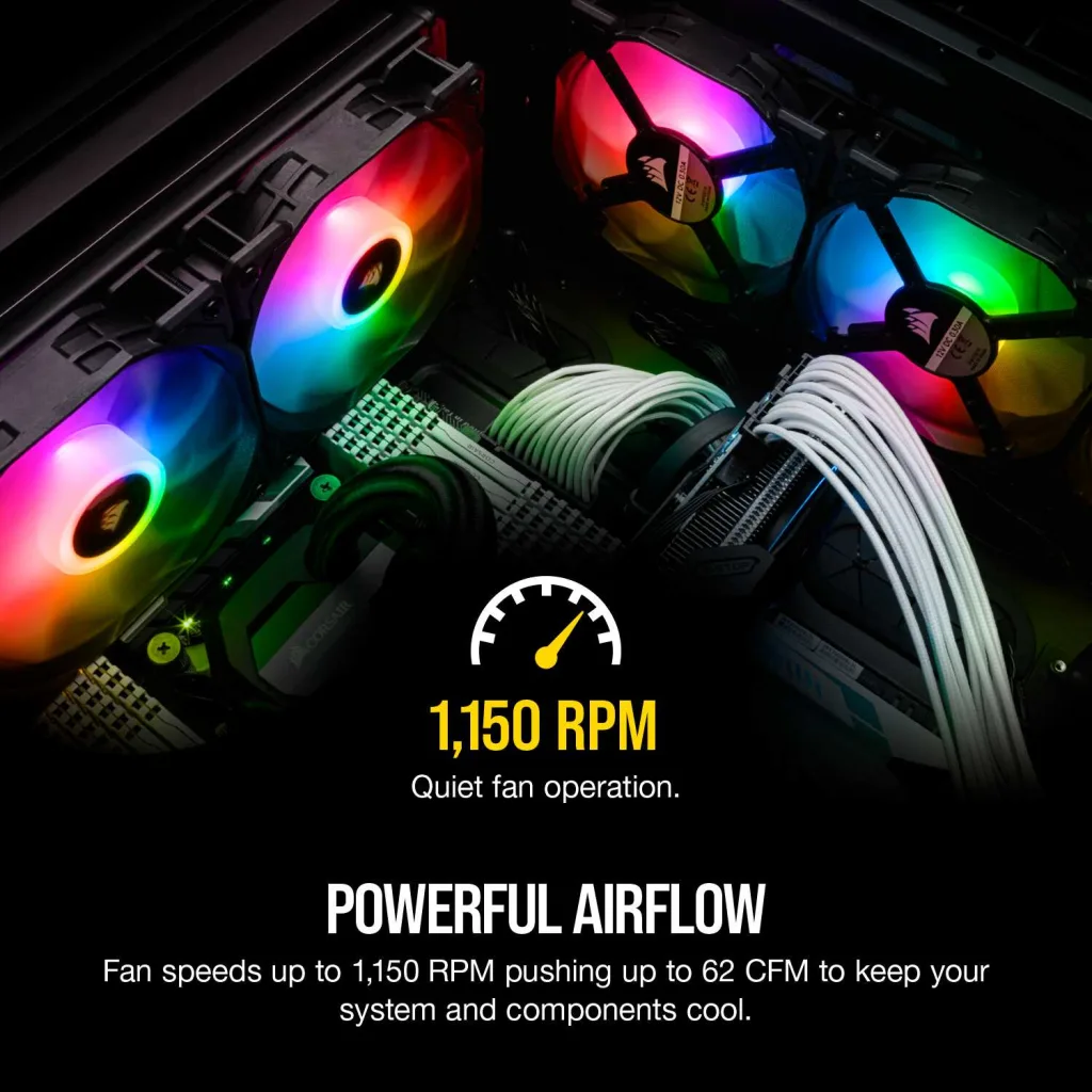 iCUE SP140 RGB PRO Performance 140mm Dual Fan Kit with Lighting