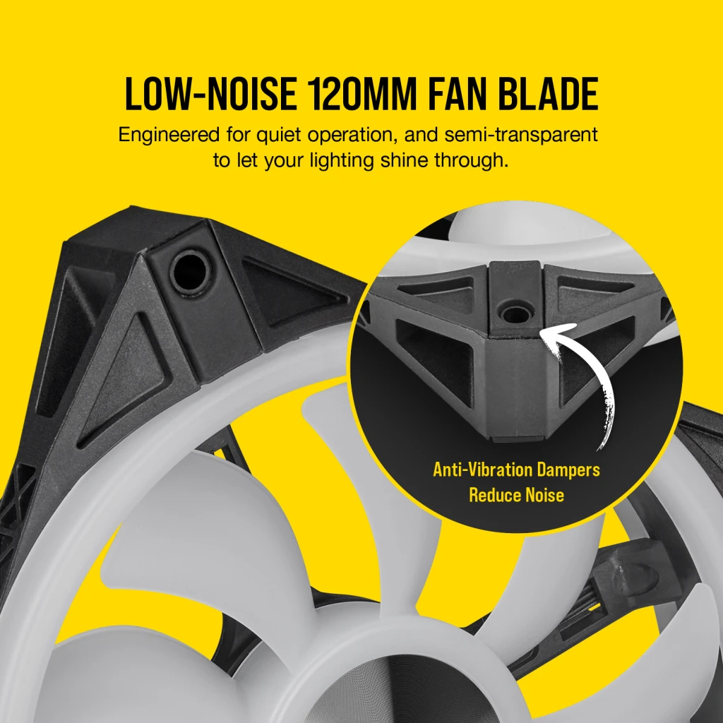 iCUE QL120 RGB 120mm PWM Triple Fan with Lighting Node CORE | Gehäuselüfter