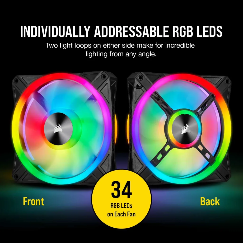 iCUE QL140 RGB 140mm PWM Single Fan