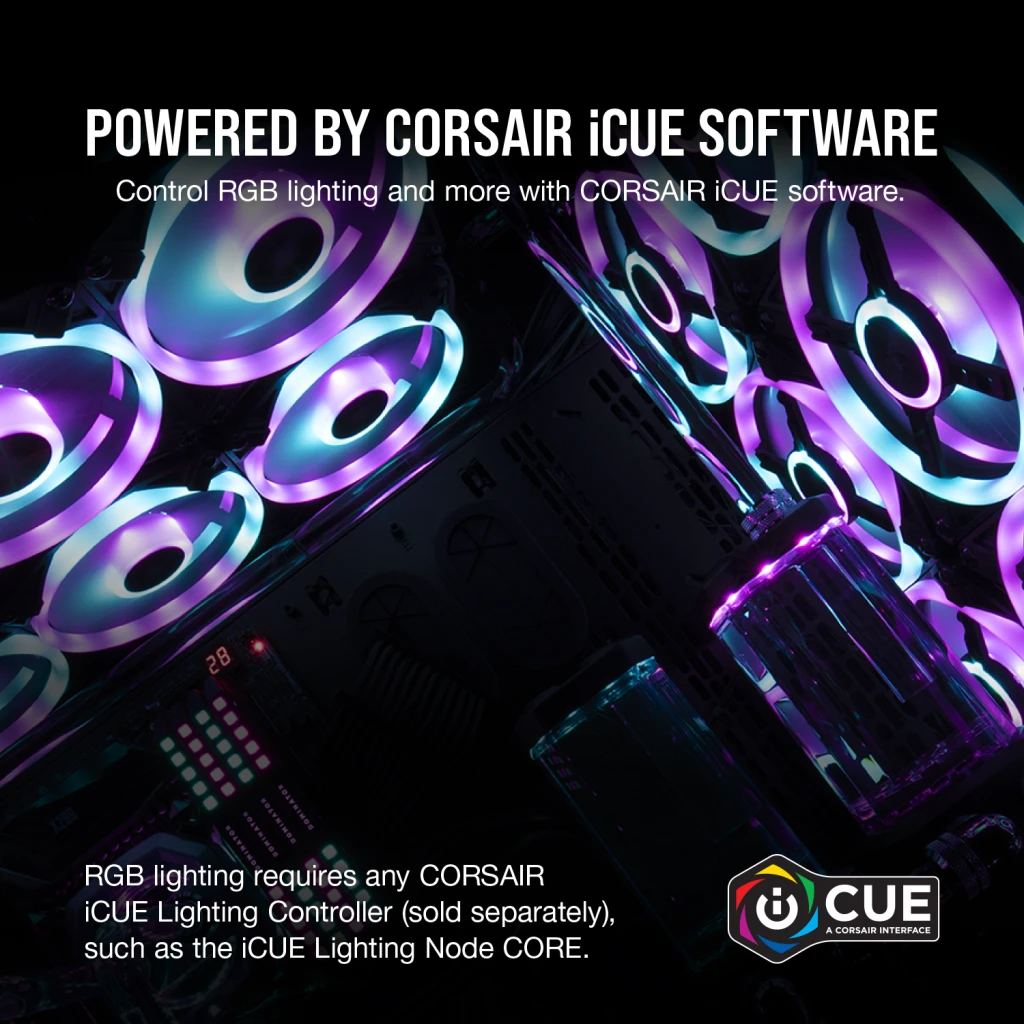 iCUE QL140 RGB 140mm PWM Single Fan