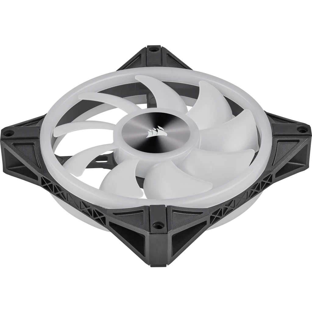 iCUE QL140 RGB 140mm PWM Dual Fan Kit with Lighting Node CORE