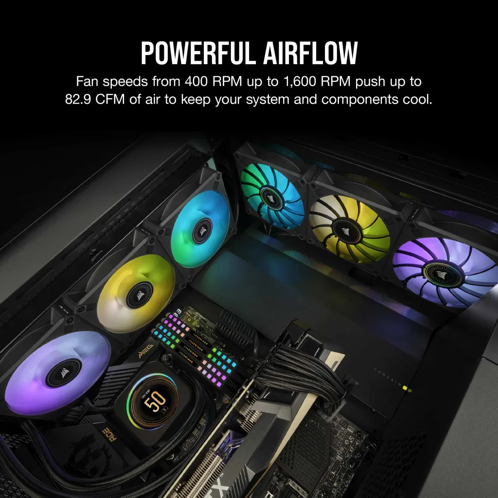 iCUE ML140 RGB ELITE Premium 140mm PWM Magnetic Levitation