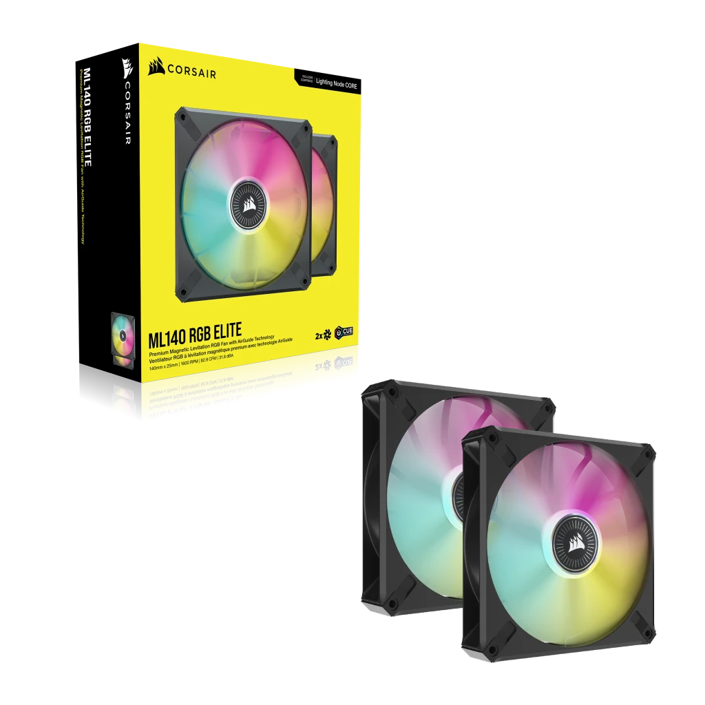 iCUE ML140 RGB ELITE Premium 140mm PWM Magnetic Levitation Fan