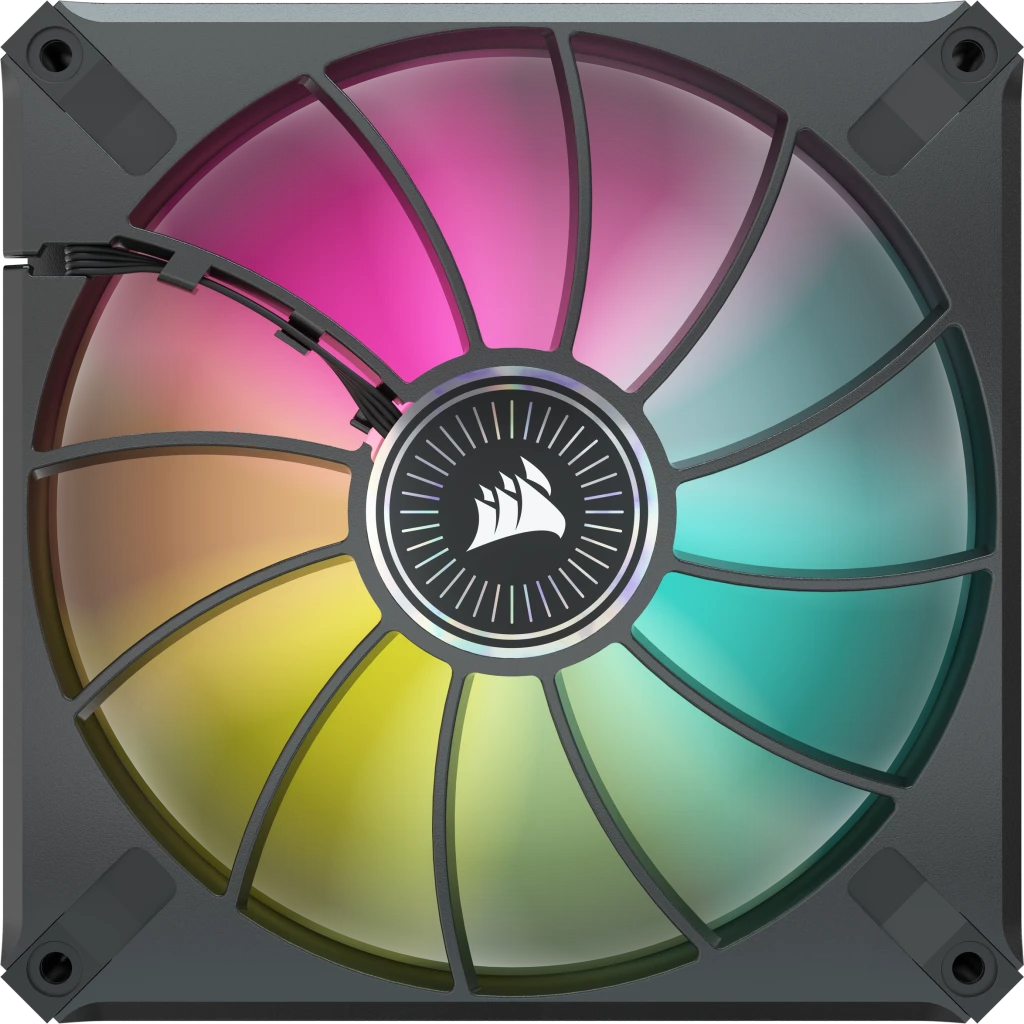 CORSAIR ML140 LED ELITE ブルー 2個セット ML140 LED ELITE Blue Premium 140mm PWM Magnetic Levitation Fan