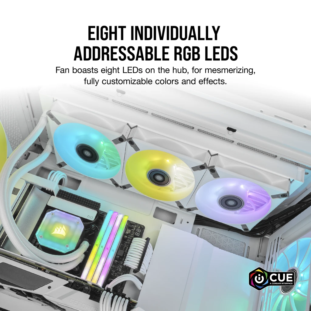 iCUE ML120 RGB ELITE Premium 120mm PWM Magnetic Levitation Fan