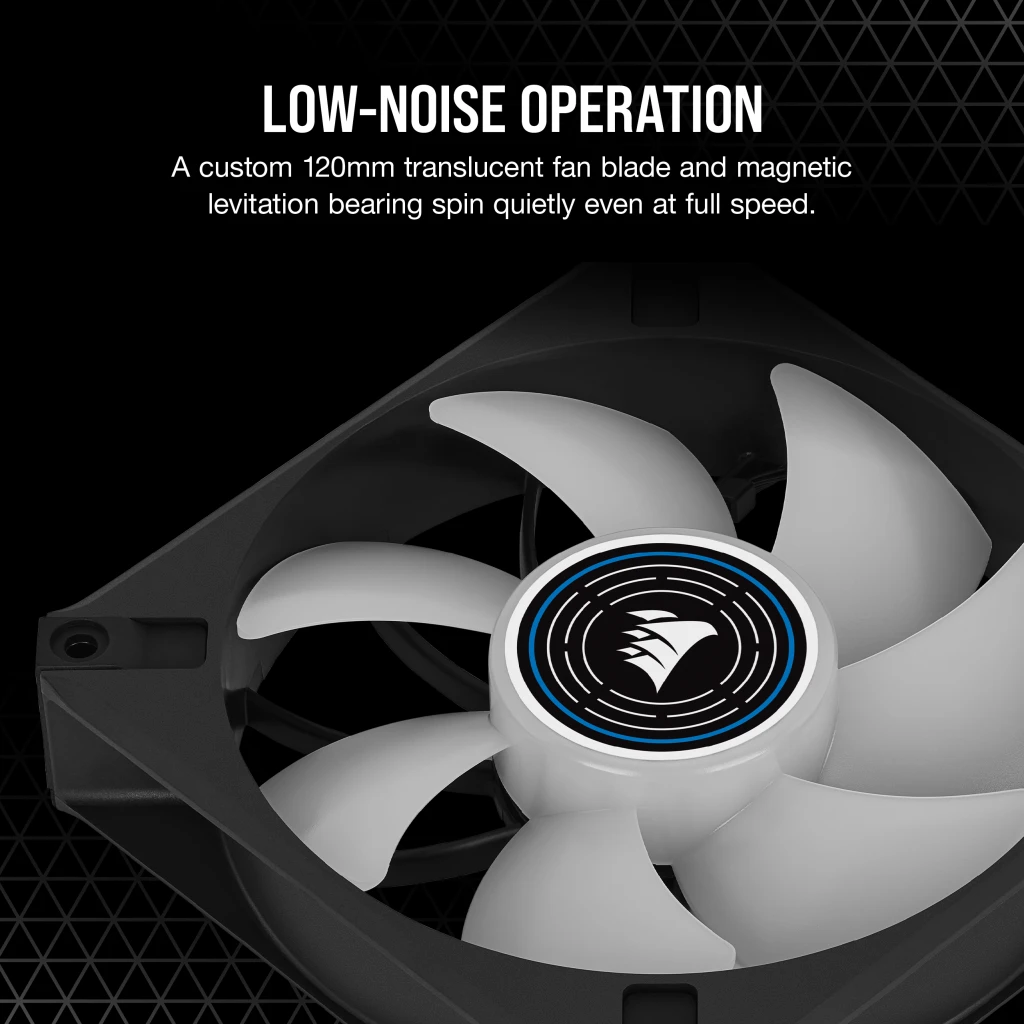 CORSAIR ML120 LED ELITE ブルー 3個セット ML120 LED ELITE Blue Premium 120mm PWM Magnetic Levitation Fan