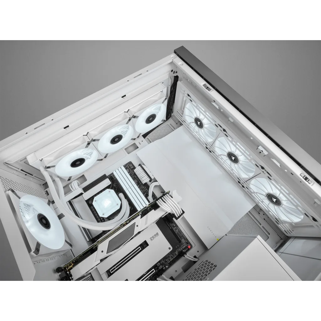 ML120 LED ELITE White Premium 120mm PWM Magnetic Levitation Fan