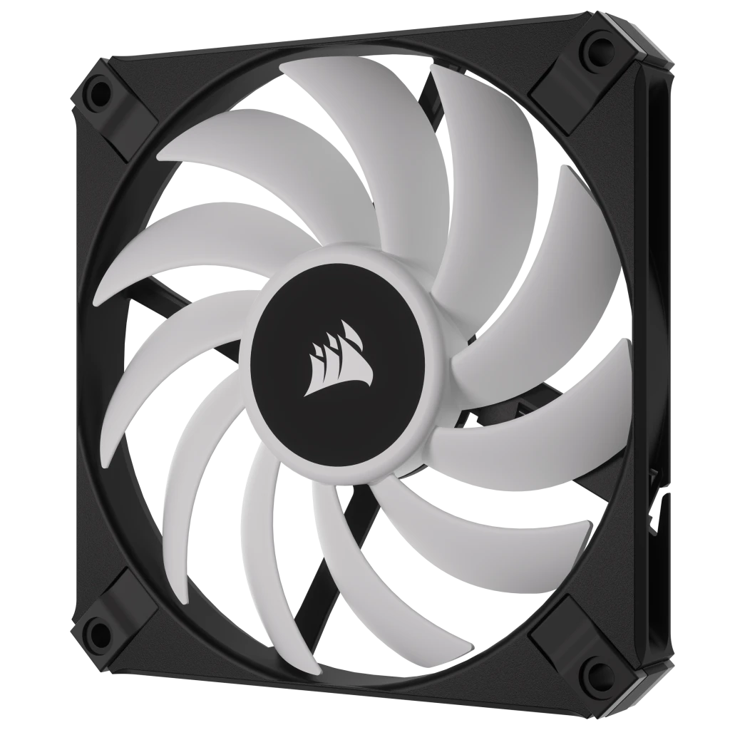 iCUE AF120 RGB SLIM 120mm PWM Fluid Dynamic Bearing Fan — Black