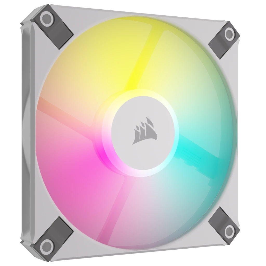 iCUE AF120 RGB SLIM 120mm PWM Fluid Dynamic Bearing Fan — White