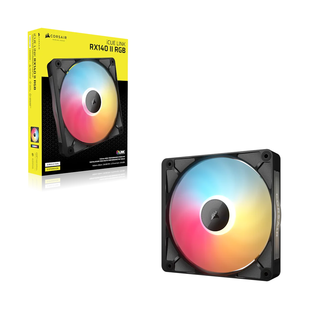 iCUE LINK RX140 II RGB PWM PC Fan Expansion
