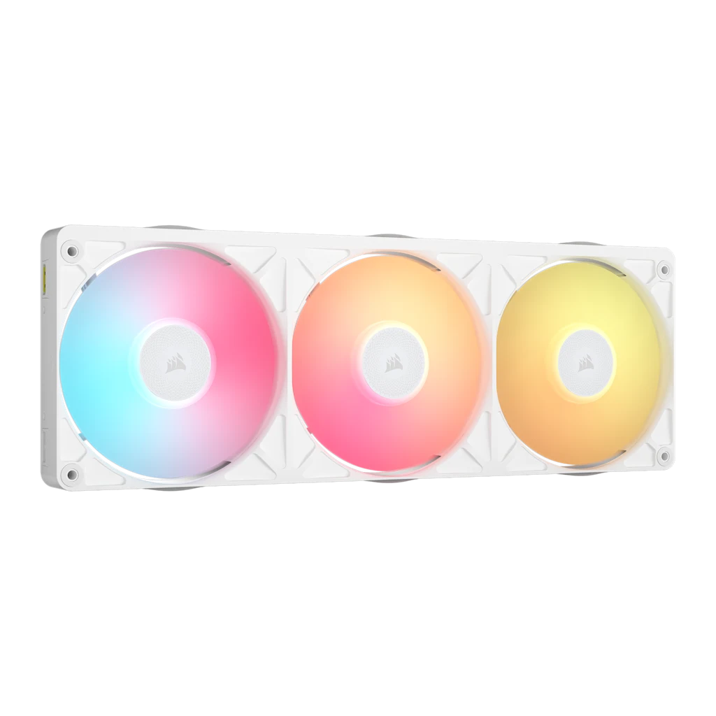 iCUE LINK RX360 II Unified Frame RGB PWM PC Fans Expansion - White