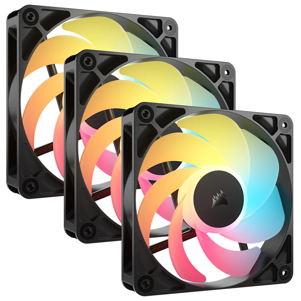 thumbnail image 2 of Cooler Master 120mm Computer Case Fans (4-Pack) – 3-Pin & 4-Pin Connectors 2 of 6