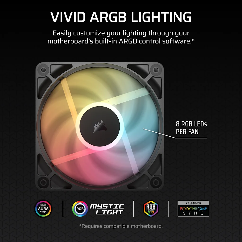 Corsair RS120-R 3-Pack thumbnail 4